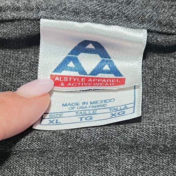 Miami Vice Graphic Tee Men’s XL Gray Retro Style Alstyle Shirt 2000s TV Show - Picture 3 of 9